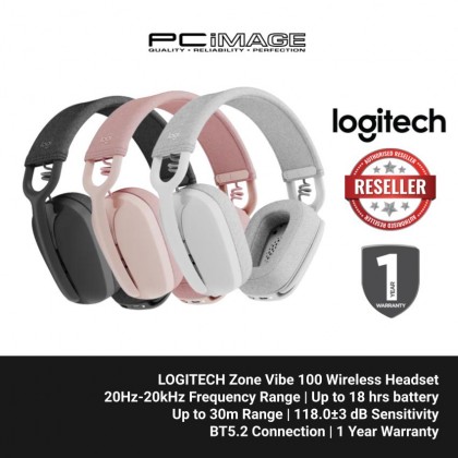 LOGITECH Zone Vibe 100 Wireless Headset
