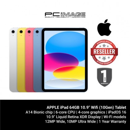 APPLE iPad 64GB 10.9" Wifi (10Gen) Tablet