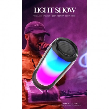 MOXOM MX-SK27 Firefly Wireless Speaker Black MOXOM MX-SK27 Firefly Wireless Speaker Black