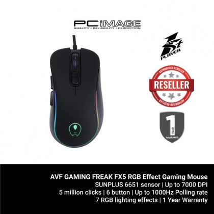 AVF GAMING FREAK FX5 RGB Effect Gaming Mouse