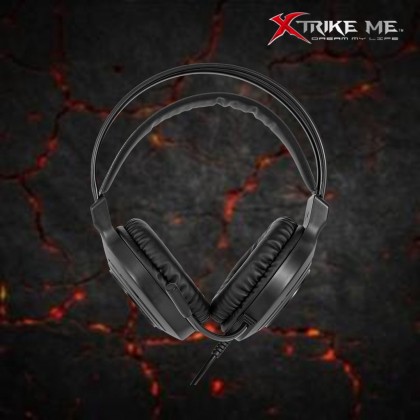 XTRIKE ME GH-413 WIRED STEREO GAMING HEADSET WITH MIC - RGB BACKLIGHT/50MM/2.1M CABLE