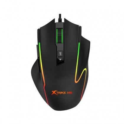 XTRIKE ME GM-518 DPI 12800 PROGRAMMABLE GAMING MOUSE - 7 BUTTONS/RGB BACKLIT/1.5M CABLE