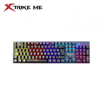 XTRIKE ME GK-915P PUDDING KEYCAPS MECHANICAL GAMING KB - 104-KEY MIX COLOR BACKLIGHT/1.5M CABLE