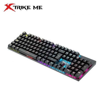 XTRIKE ME GK-915P PUDDING KEYCAPS MECHANICAL GAMING KB - 104-KEY MIX COLOR BACKLIGHT/1.5M CABLE