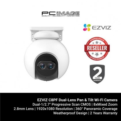 EZVIZ C8PF Dual-Lens Pan & Tilt Wi-Fi Camera