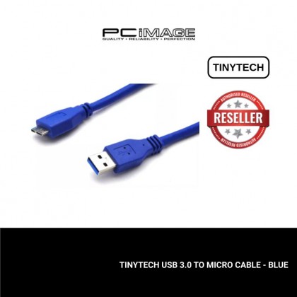 TINYTECH USB 3.0 TO MICRO CABLE - BLUE