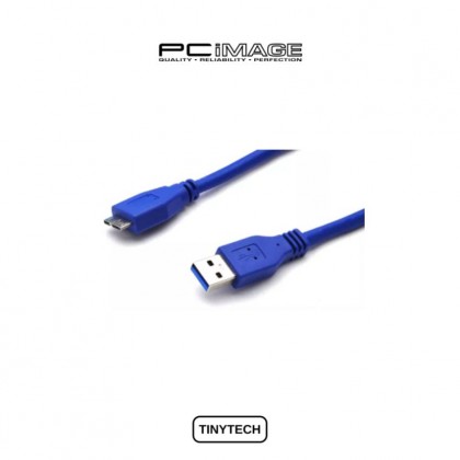 TINYTECH USB 3.0 TO MICRO CABLE - BLUE