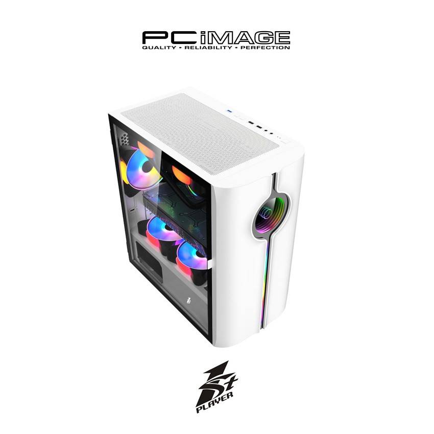 1ST PLAYER INFINITE IS3 Casing with Fan- WHITE | PC Image Malaysia