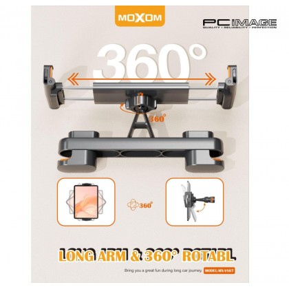 MOXOM MX-VS67 Car Headrest Tablet Mount Holder Black