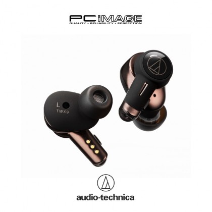 AUDIO-TECHNICA ATH-TWX9 Wireless Earbuds (BT 5.2/APTX ADAPTIVE /UV ANTI-BACTERIA/5.8MM HI-RES DRIVER)