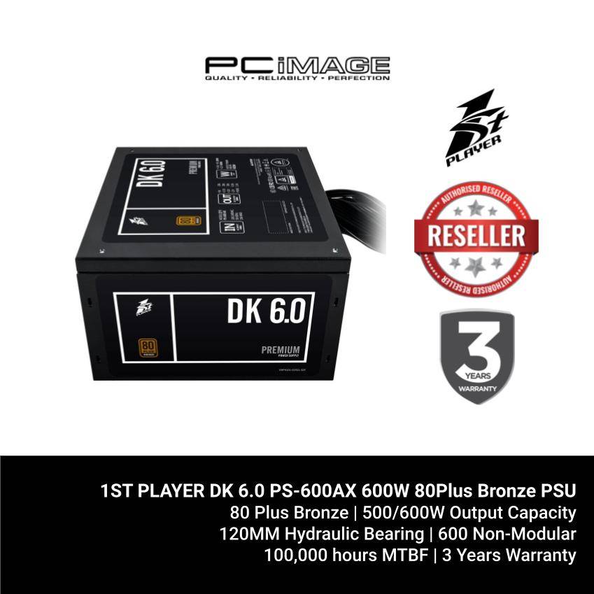 1ST PLAYER DK 6.0 PS-600AX 600W 80Plus Bronze Power Supply | PC Image