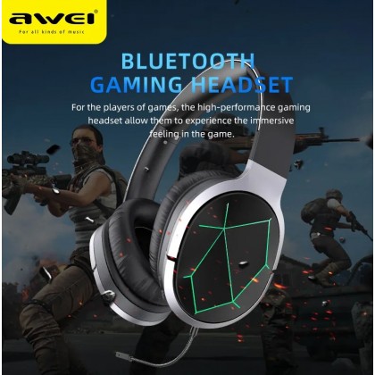 AWEI A799BL BLUETOOTH / WIRED GAMING HEADSET 5000MAH- BLACK AWEI A799BL BLUETOOTH / WIRED GAMING HEADSET 5000MAH- BLACK