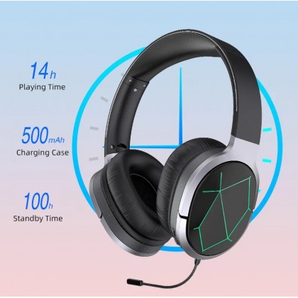 AWEI A799BL BLUETOOTH / WIRED GAMING HEADSET 5000MAH- BLACK AWEI A799BL BLUETOOTH / WIRED GAMING HEADSET 5000MAH- BLACK