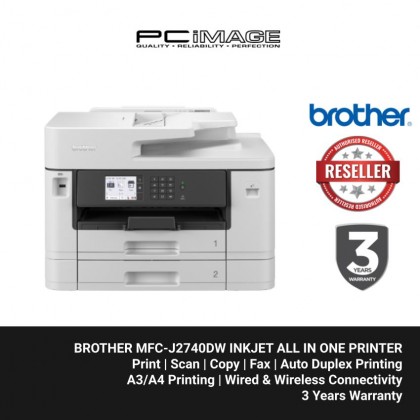 Brother MFC-J2740DW All-In-One Inkjet Printer (A3/A4 , Print, Scan, Copy, Fax, Wired & Wireless)