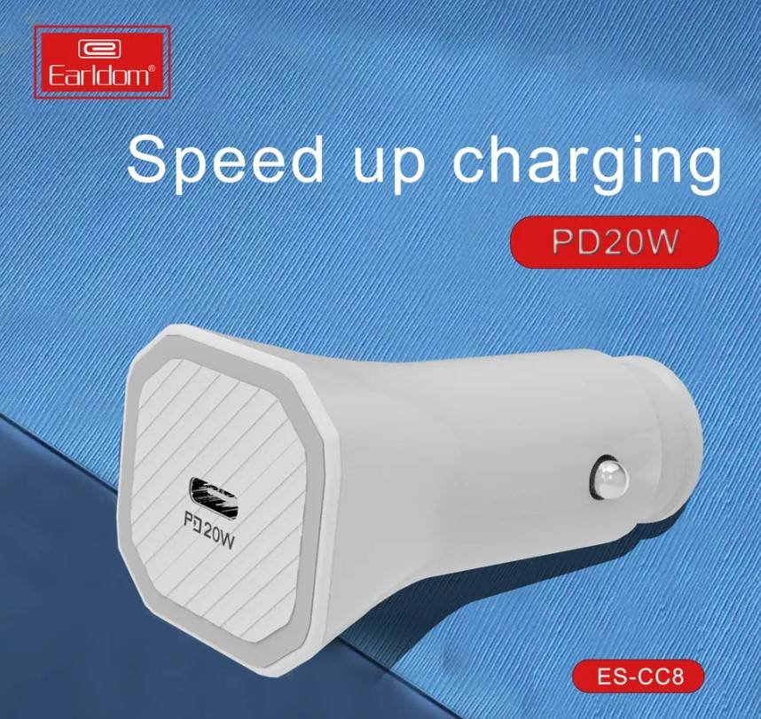 EARLDOM ESCC8 PD20W USBC CAR CHARGER
