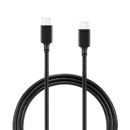 MOMAX DC21D ZERO 100W USB-C to USB-C TPE cable (1m) Black
