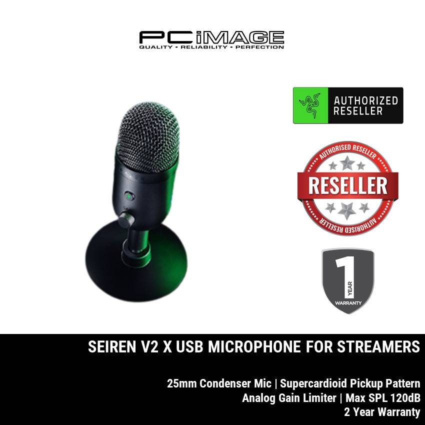RAZER Seiren V2 X USB Microphone for Streamers | PC Image Malaysia