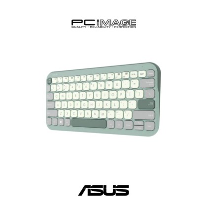 ASUS Marshmallow Keyboard KW100 (Wireless, Adjustable Kickstands, Low Noise Keystroke, Bluetooth 5.0)