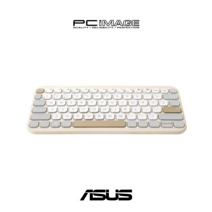 ASUS Marshmallow Keyboard KW100 (Wireless, Adjustable Kickstands, Low Noise Keystroke, Bluetooth 5.0)