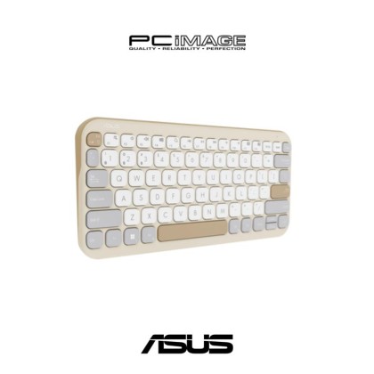ASUS Marshmallow Keyboard KW100 (Wireless, Adjustable Kickstands, Low Noise Keystroke, Bluetooth 5.0)
