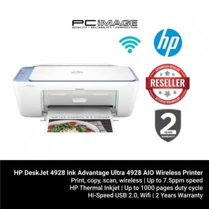 HP DeskJet 4928 Ink Advantage Ultra 4928 All-in-One Wireless Printer (Print, Scan, Copy, Wireless)