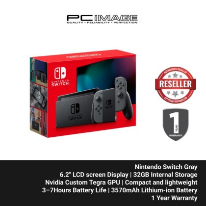 Nintendo Switch with Gray Joy-Con Nintendo Switch with Gray Joy-Con