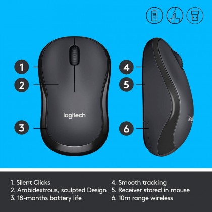 LOGITECH M240 SILENT BLUETOOTH MOUSE