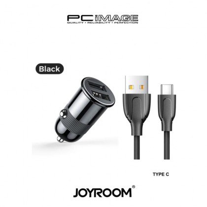 JOYROOM C-A06 3.1A USB-A DUAL PORT CAR CHARGER 