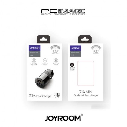JOYROOM C-A06 3.1A USB-A DUAL PORT CAR CHARGER 