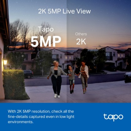 TP-LINK TAPO D230S1 TAPO SMART BATTERY 5MP VIDEO DOORBELL WITH FULL-COLOR NIGHT VISION TP-LINK TAPO D230S1 TAPO SMART BATTERY 5MP VIDEO DOORBELL WITH FULL-COLOR NIGHT VISION