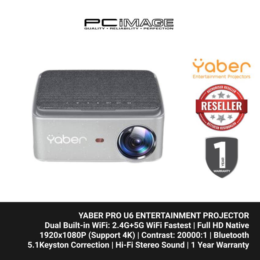 YABER PRO U6 Entertainment Projector (Android 9.0 with Ultra-Fast