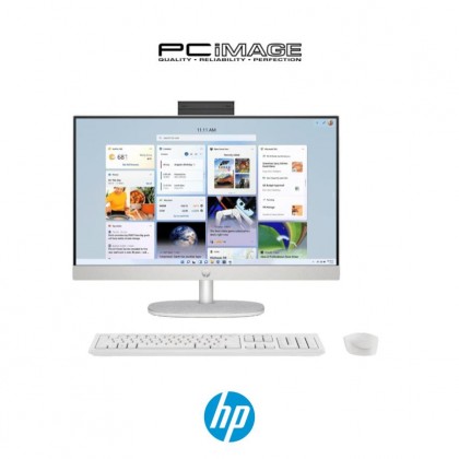 HP AIO 24-CR0016D 23.8" Desktop PC White (R3-7320U, 8GB 5500Mhz, 512GB SSD, Radeon, Win11H, OfficeHNS)