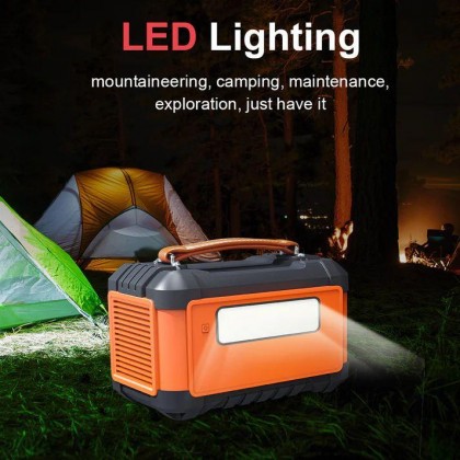 JQB FUSION 500W POWER STATION WITH LED LIGHT - 555WH / 150000MAH / 2 AC 600W / 6.5KG / 5YW