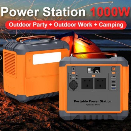 JQB FUSION 1000W POWER STATION WITH LED LIGHT - 716.8WH / 224000MAH / 2 AC 1000W / 10KG / 5YW JQB FUSION 1000W POWER STATION WITH LED LIGHT - 716.8WH / 224000MAH / 2 AC 1000W / 10KG / 5YW