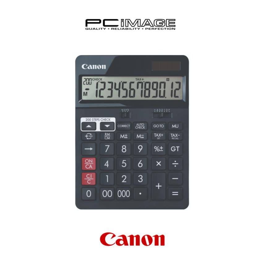 CANON AS2288R 12 Digits Desktop Calculator Bring added Accuracy and
