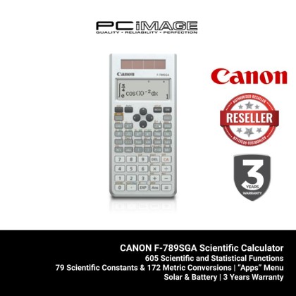 CANON F-789SGA Scientific Calculator - Essential partner from secondary to tertiary level (3 Years Warranty)