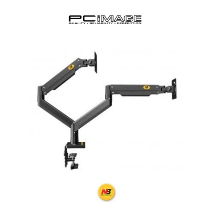 NB NORTH BAYOU NB-G32 GAS STRUCT DUAL MONITOR DESKTOP BRACKET HOLDER ARM DESK MOUNT FOR 22''-35" , UP TO 15KG EACH
