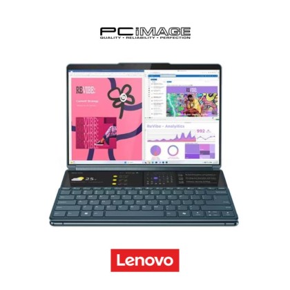 LENOVO Yoga Book9 13IMU9-83FF002AMJ 13.3" OLED Laptop Tidal Teal (U7-155U, 32GB 7467MHZ, 1TB SSD, Intel, Win11H, OfficeHNS21) + FREE TNG RM200 LENOVO Yoga Book9 13IMU9-83FF002AMJ 13.3" OLED Laptop Tidal Teal (U7-155U, 32GB 7467MHZ, 1TB SSD, Intel, Win11H, OfficeHNS21) + FREE TNG RM200