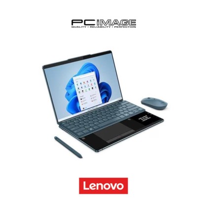 LENOVO Yoga Book9 13IMU9-83FF002AMJ 13.3" OLED Laptop Tidal Teal (U7-155U, 32GB 7467MHZ, 1TB SSD, Intel, Win11H, OfficeHNS21) + FREE TNG RM200 LENOVO Yoga Book9 13IMU9-83FF002AMJ 13.3" OLED Laptop Tidal Teal (U7-155U, 32GB 7467MHZ, 1TB SSD, Intel, Win11H, OfficeHNS21) + FREE TNG RM200