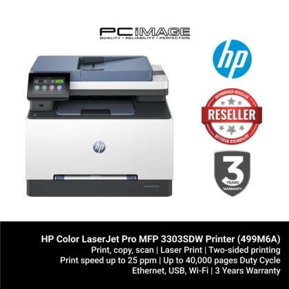 HP Color LaserJet Pro MFP 3303SDW Printer (Print/Scan/Copy/Duplex/Network/Wireless) + FREE TNG RM100