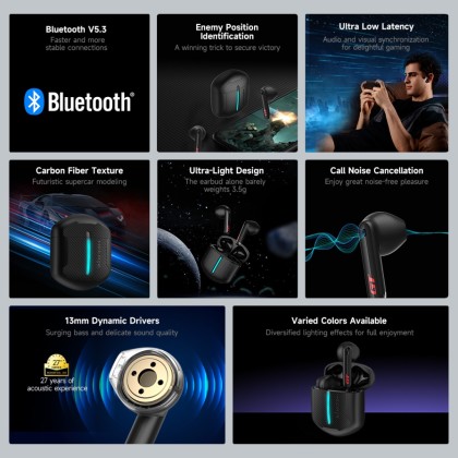 EDIFIER HECATE GT2 True Wireless Gaming Earbuds