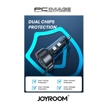 JOYROOM JR-CL07 | JR-CL08 3-in-1 Wired Car Charger(Type-C/Lightning)