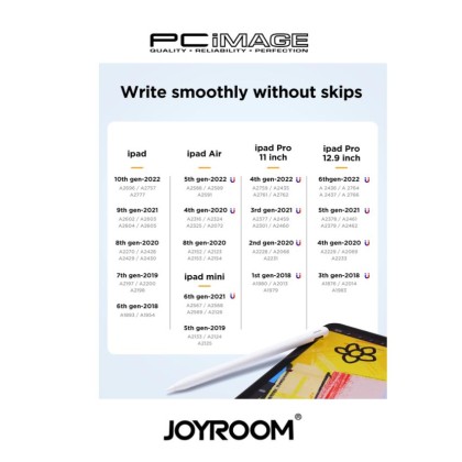 JOYROOM JR-X11W Magnetic Wireless Charging Active Stylus Pen White