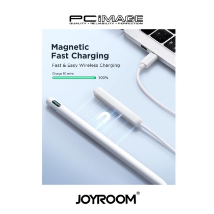 JOYROOM JR-X11W Magnetic Wireless Charging Active Stylus Pen White