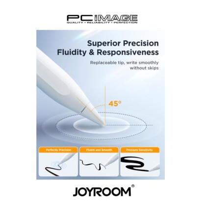 JOYROOM JR-X11W Magnetic Wireless Charging Active Stylus Pen White