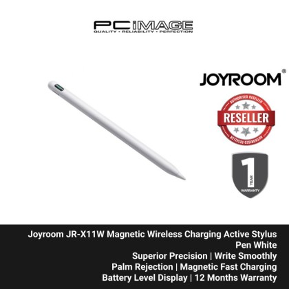 JOYROOM JR-X11W Magnetic Wireless Charging Active Stylus Pen White