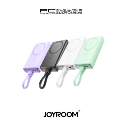 JOYROOM JR-PBM01 20W Magnetic Wireless Power Bank with Built-in Cable & Kickstand 10000mAh