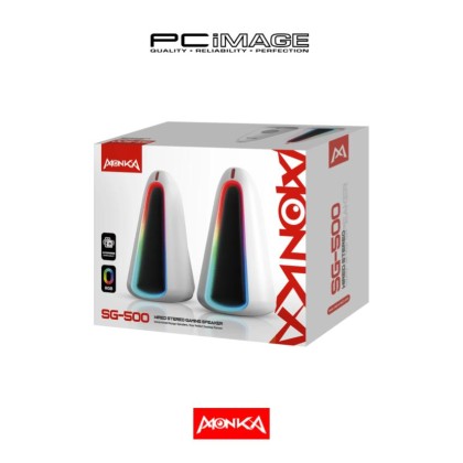 MONKA ZILLA SG-500 WIRED STEREO GAMING SPEAKER WITH RGB LIGHT MONKA ZILLA SG-500 WIRED STEREO GAMING SPEAKER WITH RGB LIGHT