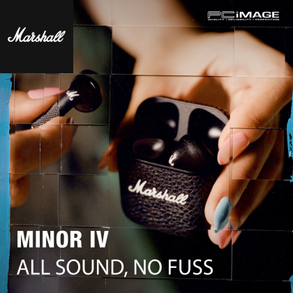 MARSHALL MINOR IV TRUE WIRELESS EARPHONE - BLACK