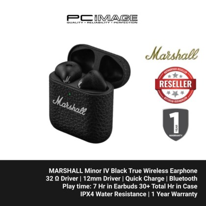 MARSHALL MINOR IV TRUE WIRELESS EARPHONE - BLACK